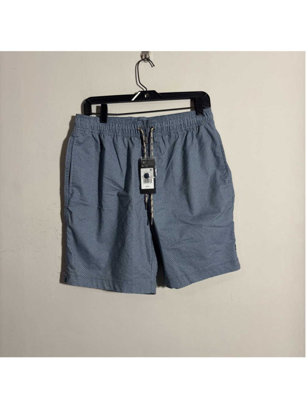 NEW MEN’S RAILS KIAN SWIM TRUNKS SUIT SIZE MEN SMALL S BLUE DRAWSTRING BEACH